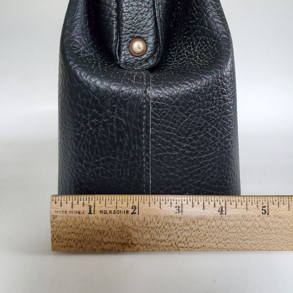 EUC Pebbled Leather Medical Doctor's Bag Double Handles Locking Case 2 Keys Vtg - Picture 12 of 12